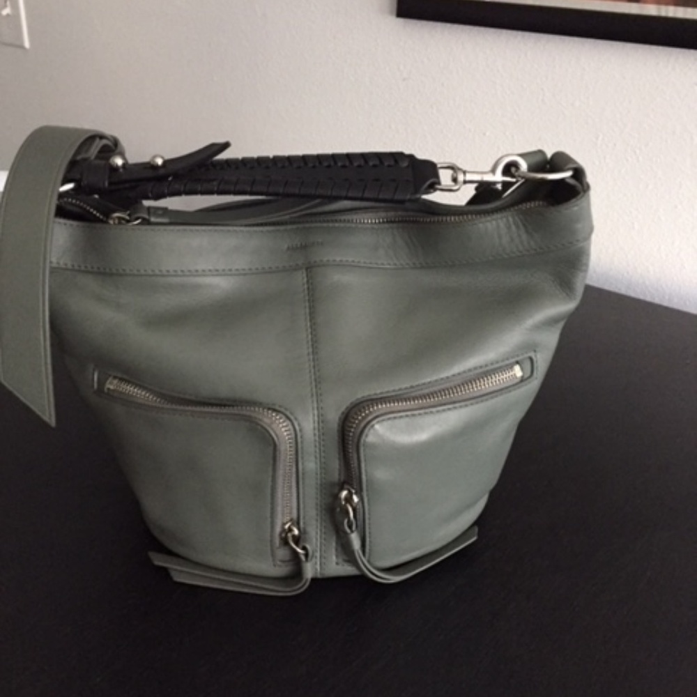 ALLSAINTS Fetch Leather Crossbody bag